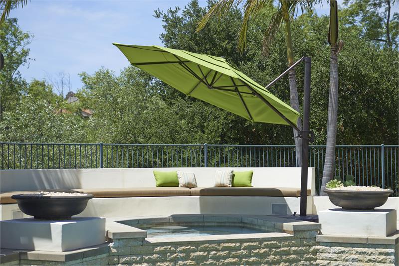 Cantilever 11ft Market Umbrella With Sunbrella Canvas Mjjsales Com